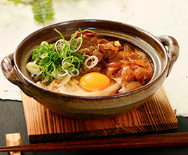 牛しゃぶ煮込み鍋うどん